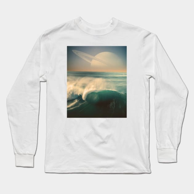 THE WAVE IN OTHER PLANETS Long Sleeve T-Shirt by karadoc